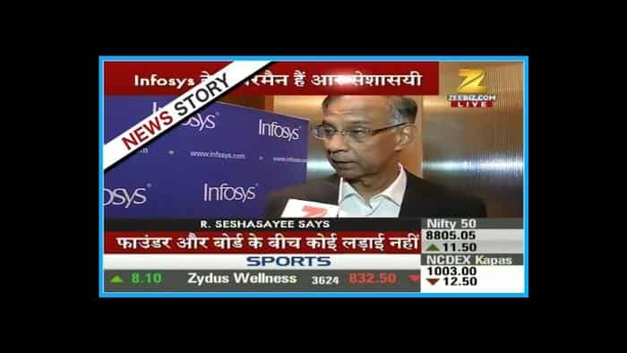 Compensation given to Vishal Sikka was not much : Infosys Chairman R Seshasayee