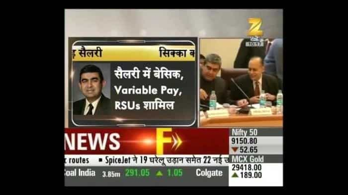 Infosys CEO &#039;Vishal Sikka&#039; gets salary of 43 crores in 2016-17