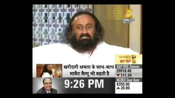 Zee Business Exclusive : In Conversation with spiritual guru Sri Sri Ravi Shankar