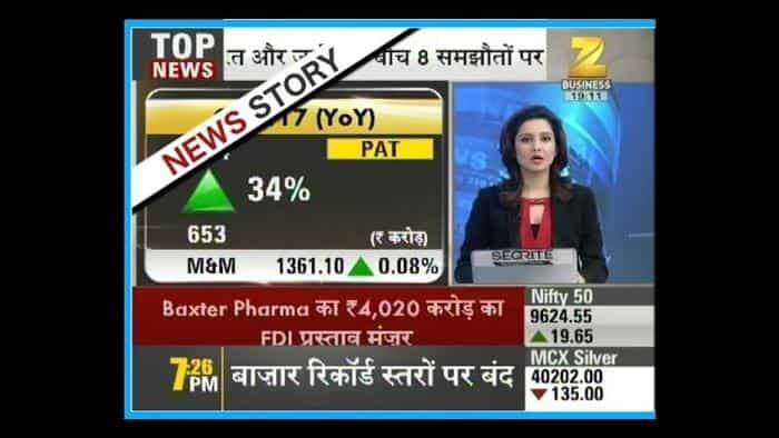 M&amp;M Q-4 consolidated profit rises by 34% from 653 crore to 874 crore