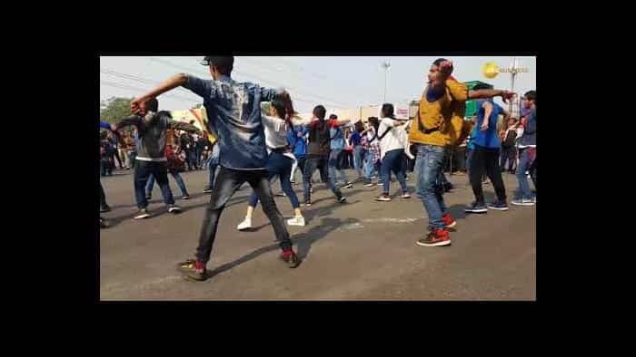 Auto Expo 2018: Flash mob to raise awareness on road safety
