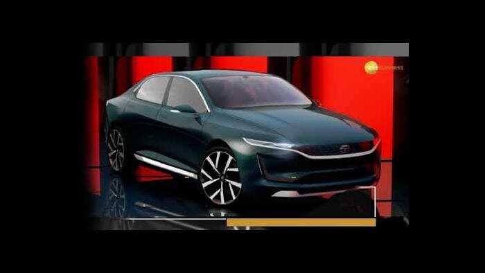 Tata Motors EVision Sedan Concept car can hit 100 km/hr in under 7 sec!