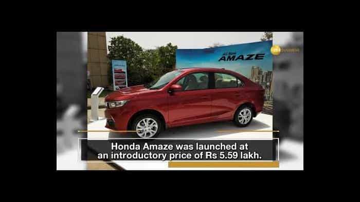 Honda launches all-new Amaze at introductory price of Rs 5.59 lakh