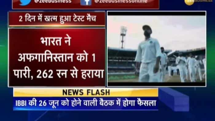 India beat Afghanistan inside two days in one-off Test match