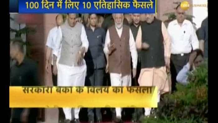 Modi govt completes it&#039;s 100 days of tenure; Watch its top 10 historical decisions