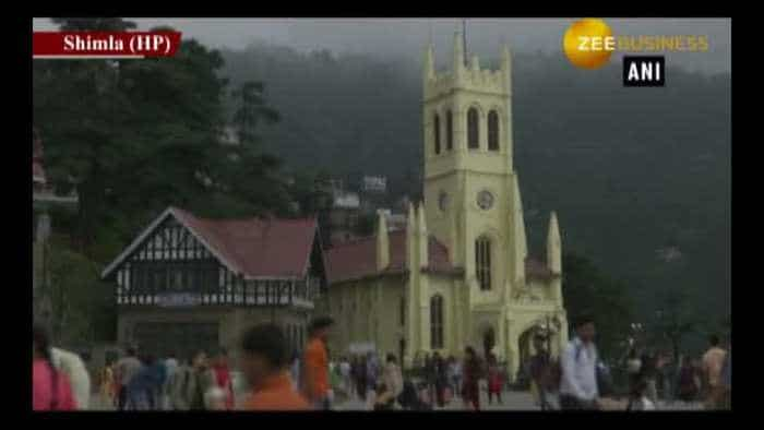 Ridge in Shimla develops cracks