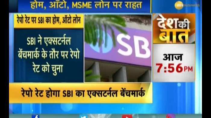 SBI chose repo-rate as an external benchmark