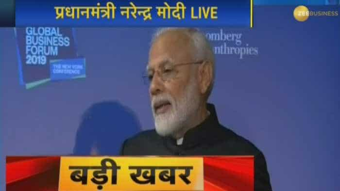 Modi at Bloomberg Business Forum: PM takes advantage of reduced corporate tax to lure global investment