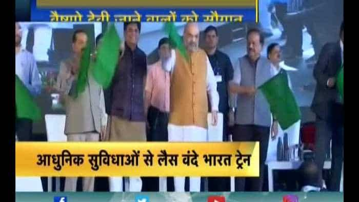 Vande Bharat Express: Amit Shah flags off Delhi-Katra train