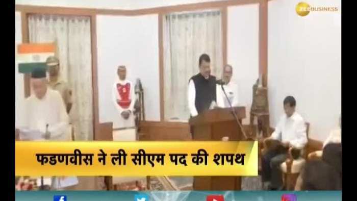 Devendra Fadnavis takes oath as Maharashtra&#039;s CM for 2nd time