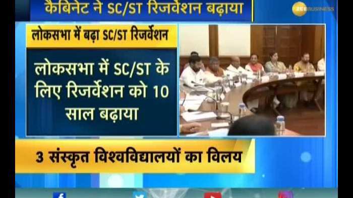 Cabinet Approves SC/ST Reservation in Lok Sabha