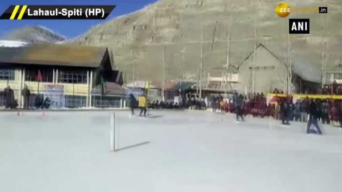 Watch: World’s highest ice hockey rink in Lahaul-Spiti 