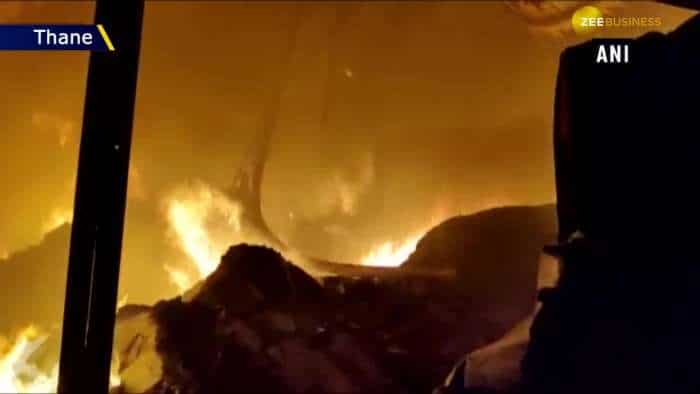 Massive fire breaks out at godown in Thane