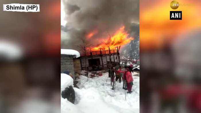 At least dozen of houses catches fire in Shimla 