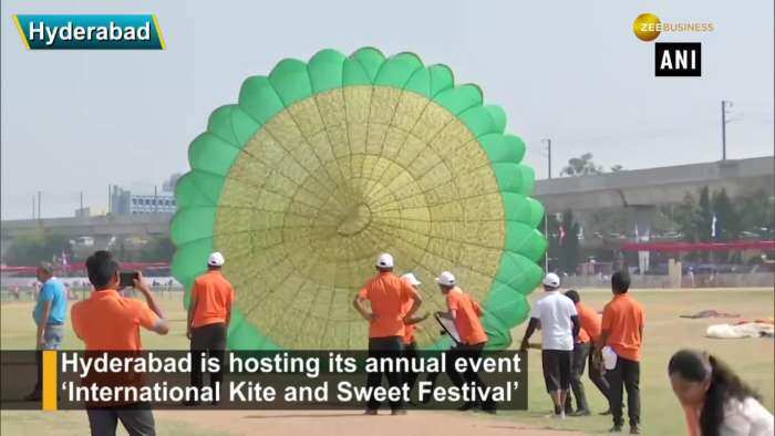 3-day International Kite and Sweet Festival kicks off in Hyderabad