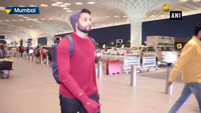 Siddhant Chaturvedi clicked at Mumbai Airport