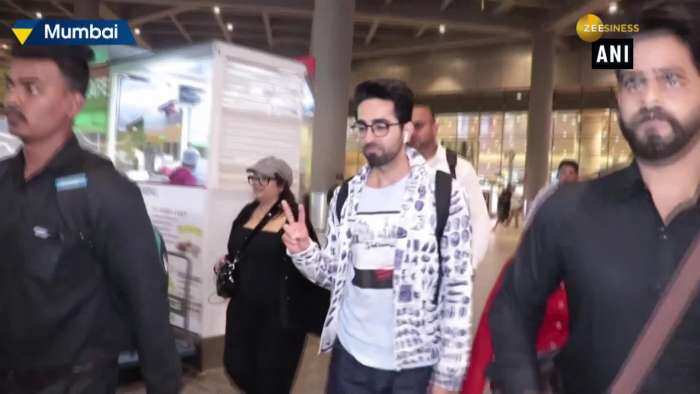 Ayushmann Khurrana, Adnan Sami spotted at Mumbai airport 