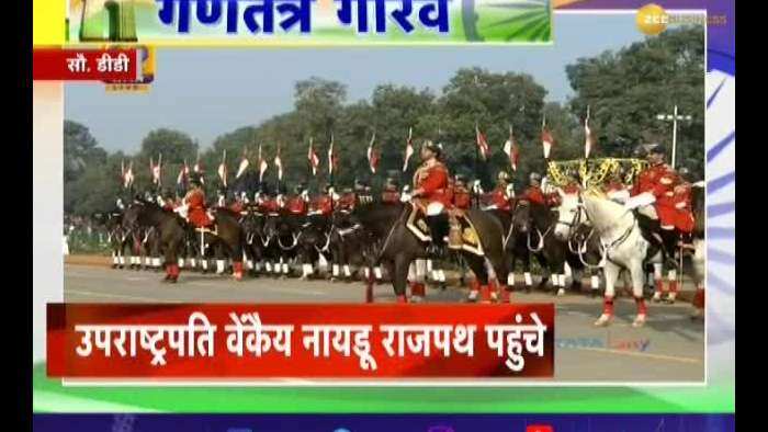 Traditional 21-Gun Salute at R-Day Parade at Rajpath