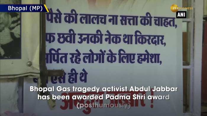 Bhopal gas tragedy activist awarded Padma Shri posthumously