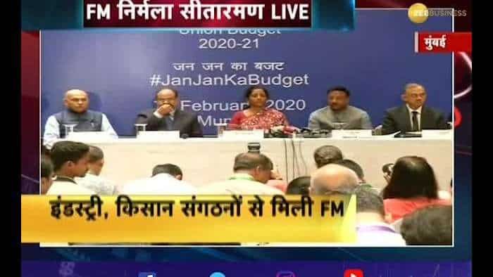 FM Nirmala Sitharaman meets industrialist and farmer associations in Mumbai