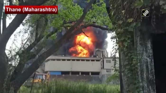 Massive fire breaks out at chemical factory in Thane