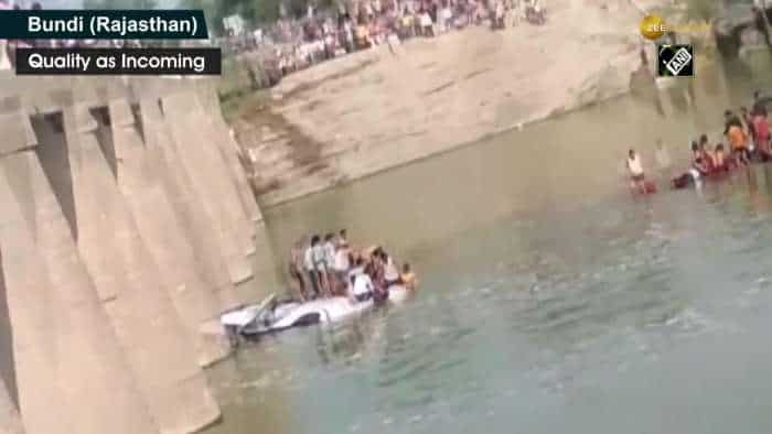 Several feared dead after bus falls in river in Rajasthan’s Bundi