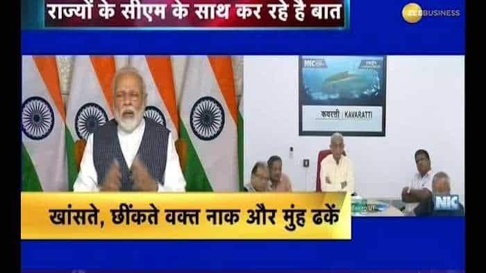 PM Modi speaks to CM of different states through video conferencing over COVID-19 outbreak