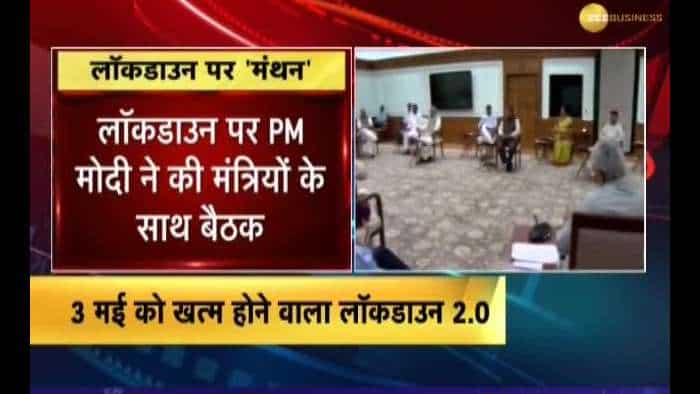 PM Modi holds a high level meeting with ministers, talks on lockdown