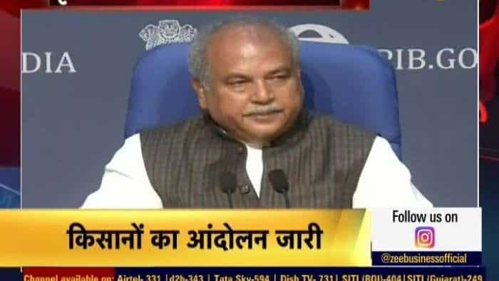 Farmers protest : Narendra Singh Tomar held a press conference on Farm laws issue