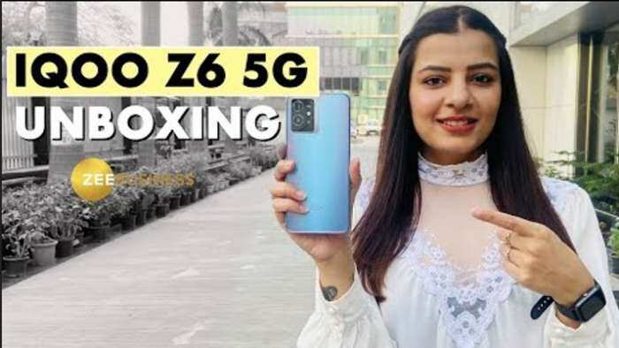 IQOO Z6 5G Unboxing: First Look, Features &amp; Specifications
