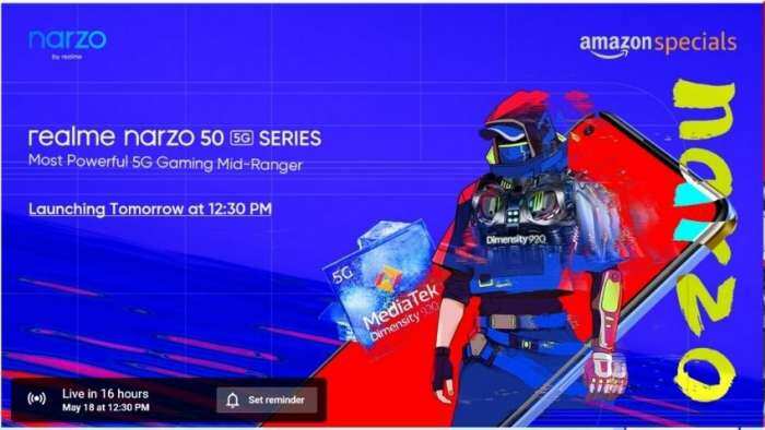 Realme Narzo 50 5G, Realme Narzo 50 Pro 5G launch tomorrow at 12:30 PM - From expected price to LIVE streaming details - Check here