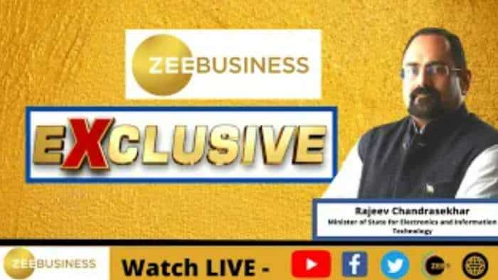 MoS Rajeev Chandrasekhar in an Exclusive Conversation with Zee Business