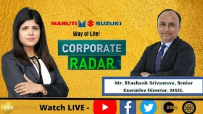 Maruti Suzuki India Ltd, Senior Executive Director, Shashank Srivastava In Conversation With Zee Business