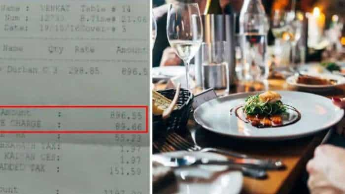 Restaurants Making You Pay Service Charge? Not Legal Anymore! Govt Plans to change the rule