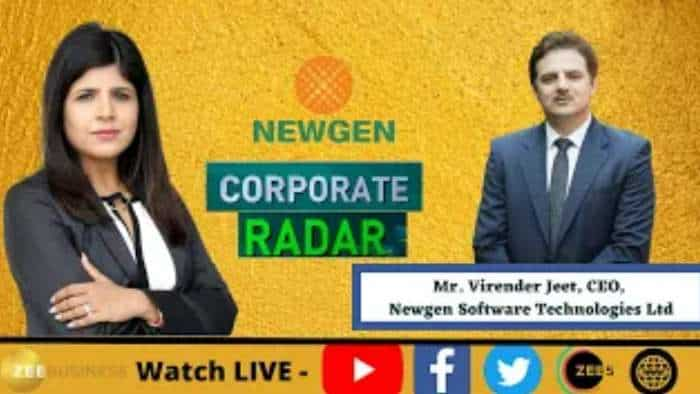 Corporate Radar: Newgen Software Technologies, CEO, Virender Jeet In Conversation With Zee Business