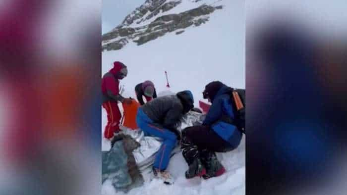 Skier Rescued From Avalanche In Ushuaia, Argentina