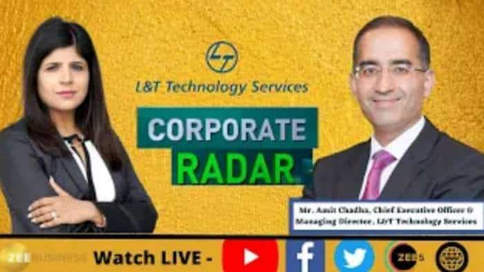 Corporate Radar: L&amp;T Technology Services, Chief Executive Officer &amp; MD, Amit Chadha In Conversation With Zee Business