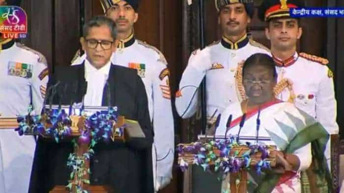 Swearing-in Ceremony: Droupadi Murmu Takes Oath As President Of India