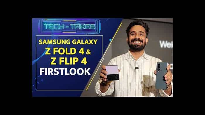 Samsung Galaxy Z Fold 4, Samsung Galaxy Z Flip 4: First Look, Hands-on | Zee Business Tech