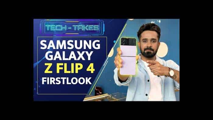 Samsung Galaxy Z Flip 4 Unboxing, First Look, Camera test , First impressions | Zee Business Tech