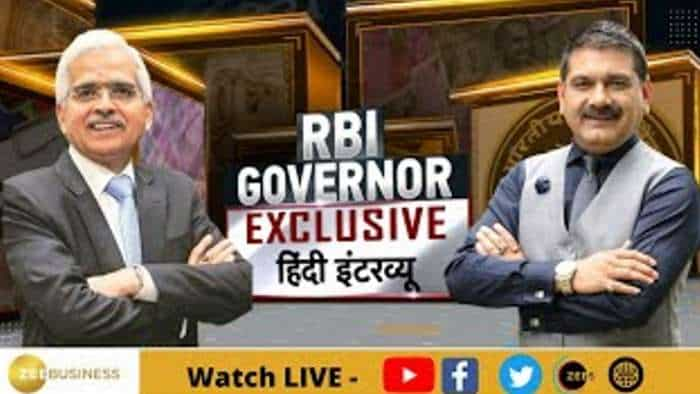 Anil Singhvi in Talk With RBI Governor Shaktikanta Das | Zee Business Exclusive Hindi Interview