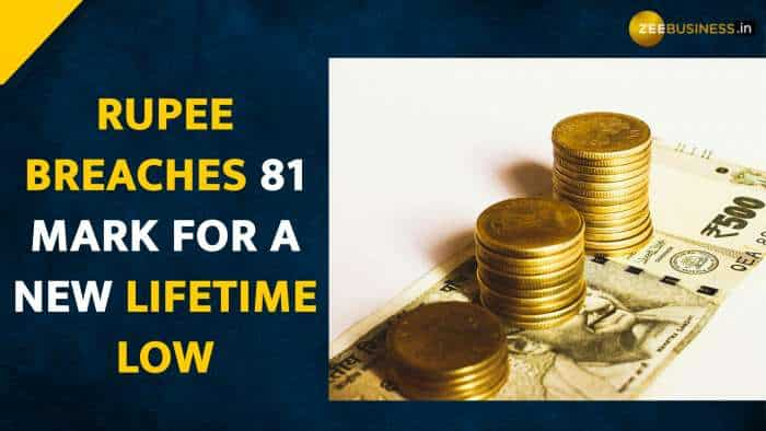 Rupee sinks to new all-time low, breaches 81-mark per Dollar in early trade 