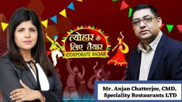 Corporate Radar: Mr. Anjan Chatterjee, CMD, Speciality Restaurants Ltd In Talk With Zee Business