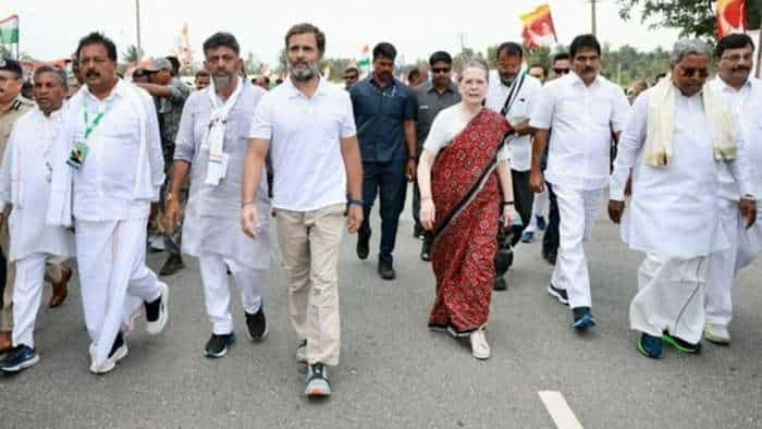 Karnataka: Sonia Gandhi Joins Son Rahul Gandhi In Bharat Jodo Yatra