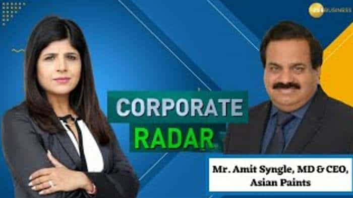 Corporate Radar: Mr. Amit Syngle, MD &amp; CEO, Asian Paints In Talk With Zee Business On September Results 