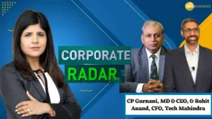 Corporate Radar: Tech Mahindra&#039;s  MD &amp; CEO CP Gurnani &amp; CFO Rohit Anand On Q2 Results In Talk With Zee Business