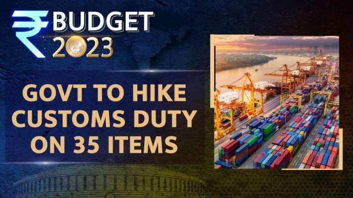 Union Budget 2023: Government may increase customs duty on 35 items