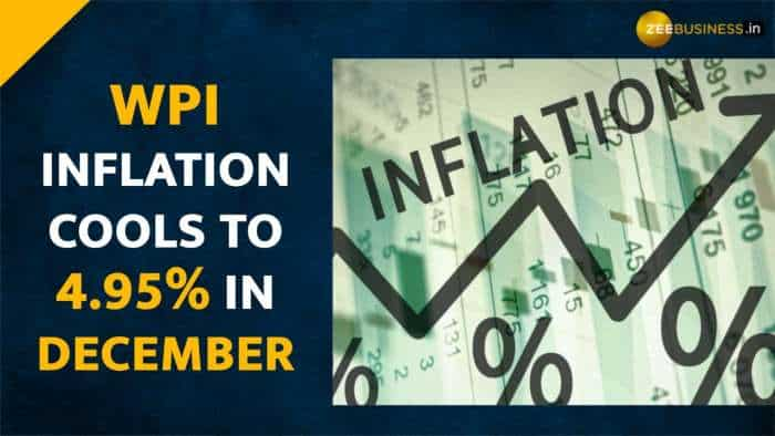  WPI Inflation declines to 4.95% in December against 5.85% in November, hits another low