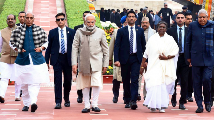 Martyrs’ Day 2023: President Murmu, PM Modi, others pay tribute to Mahatma Gandhi - Check Photos