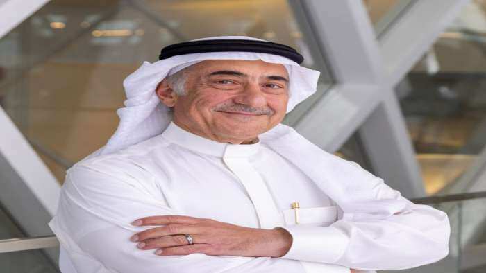 Saudi National Bank chair Ammar al-Khudairy puts down his papers after Credit Suisse storm